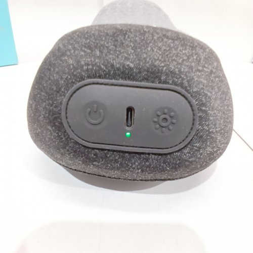 2PC ELECTRIC MASSAGE NECK PILLOW, AIR BAG SUPPORT - NECK & SHOULDER MASSAGE - GREY image 2