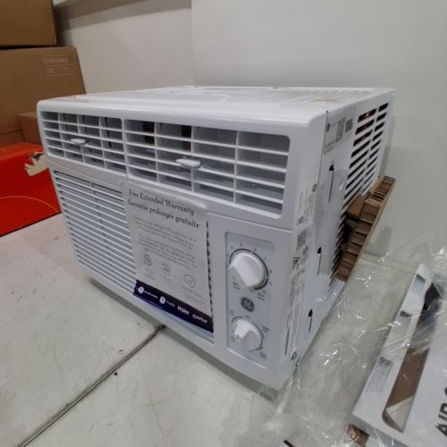 GE APPLIANCE MECHANICAL WINDOW AIR CONDITIONER FOR SMALL ROOMS- 5000BTU - WHITE ( MODEL - AHV05LZ) image 5