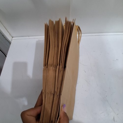 17PK MULTIUSE PAPER GIFT BAGS - 10" X 13" - BROWN image 3