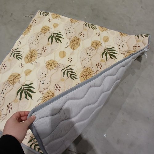 BLISSFUL DIARY BABY PLAY MAT FOR FLOOR - 50" X 50" - EARTH TONES BEIGE image 8