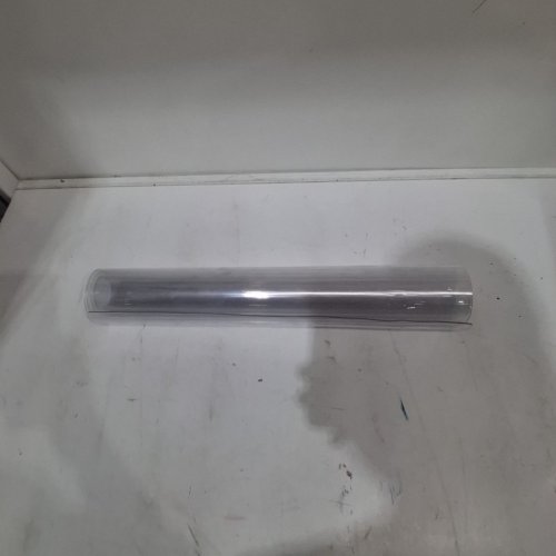 PVC PLASTIC TABLE COVER - PVC RECTANGULAR DESK MAT FOR DINING TABLE/WORK TABLE - 37" X 15" - CLEAR (MODEL: F085-20T-10702030) image 3