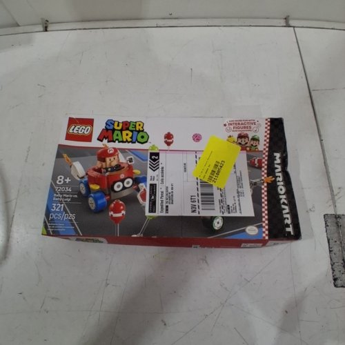 321PC LEGO SUPER MARIO, MARIO KART BABY MARIO VS. BABY LUIGI - AGES 8+ - MULTI-COLOUR (MODEL: 72034) image 3