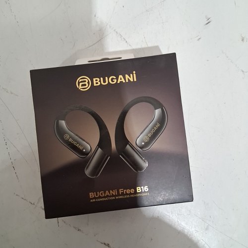 BUGANI AIR-CONDUCTION WIRELESS BLUETOOTH HEADPHONES - BLACK (MODEL: B16) image 5