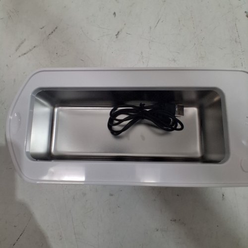 ULTRASONIC JEWELRY CLEANER MACHINE - 5V - 300ML CAPACITY - GREY/WHITE image 5