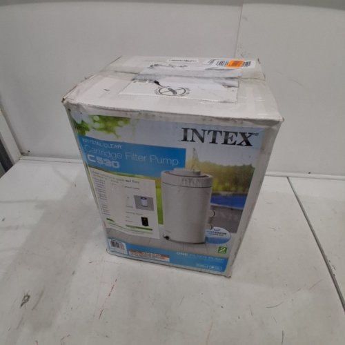 INTEX C530 KRYSTAL CLEAR CARTRIDGE FILTER PUMP FOR ABOVE GROUND POOLS - 530 GPH - WHITE (MODEL: 26603EG) image 4
