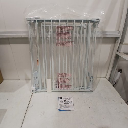 REGALO FLEXI EXTRA WIDE METAL WALK THROUGH SAFETY GATE - 28" - 76" X 28" - WHITE (MODEL:1175 DS) image 3