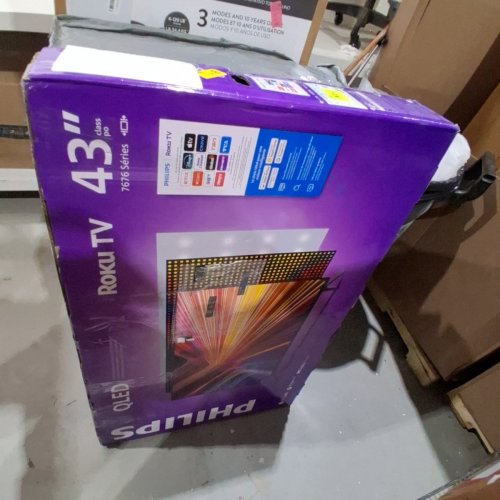 PHILIPS 7676 SERIES QLED FULLHD 1080P ROKU TV - 43" - BLACK - (MODEL: 43PQF7676/F6) image 18