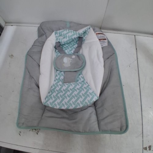 INGENUITY 3-IN-1 KEEP COZY GROW WITH ME VIBRATING BABY BOUNCER, ROCKER & CHAIR - 40LBS CAPACITY - WEAVER THEME GREY/WHITE/GREEN (MODEL: ‎12428) image 5