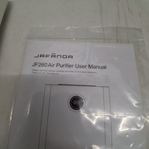 JAFANDA JF260 H13 TRUE HEPA & ACTIVATED CARBON AIR PURIFIER WITH LIGHTS AND QUIET MODE - WHITE - (MODEL: JF260) image 4