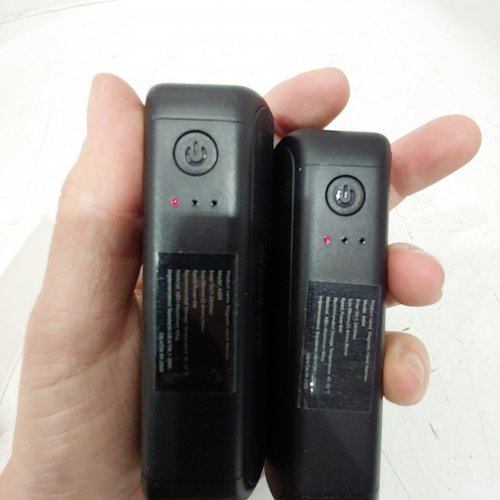 2PK RECHARGEABLE MAGNETIC HAND WARMERS - BLACK (MODEL: A404) image 2