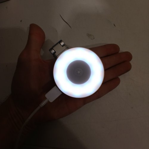 TELESIN C03 MAGNETIC LED SELFIE LIGHT - WHITE ( MODEL: PFK-EU-S5-BGD-01) image 2