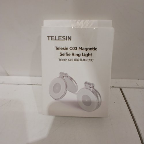 TELESIN C03 MAGNETIC LED SELFIE LIGHT - WHITE ( MODEL: PFK-EU-S5-BGD-01) image 5