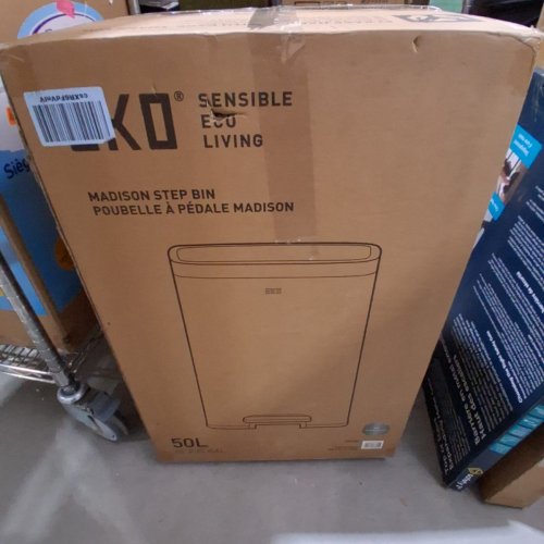 UMBRA BRIM 13 STEP TRASH CAN WITH LID - 50 L - BROWN (MODEL: 31623425) image 6
