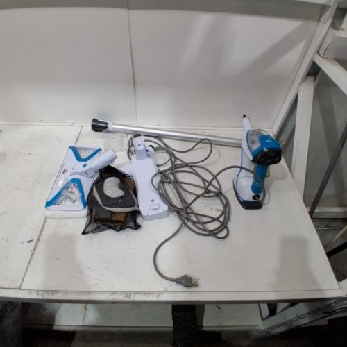 BISSELL 3-IN-1 POWERFRESH SLIM STEAM MOP CLEANER WITH ACCESSORIES TOOLS - BLUE/WHITE - (MODEL: 2075B) image 3