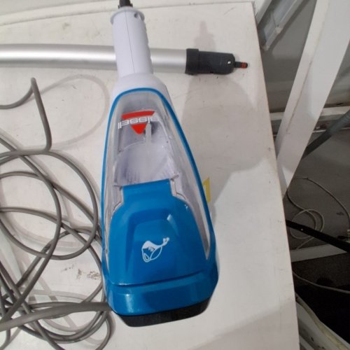 BISSELL 3-IN-1 POWERFRESH SLIM STEAM MOP CLEANER WITH ACCESSORIES TOOLS - BLUE/WHITE - (MODEL: 2075B) image 4