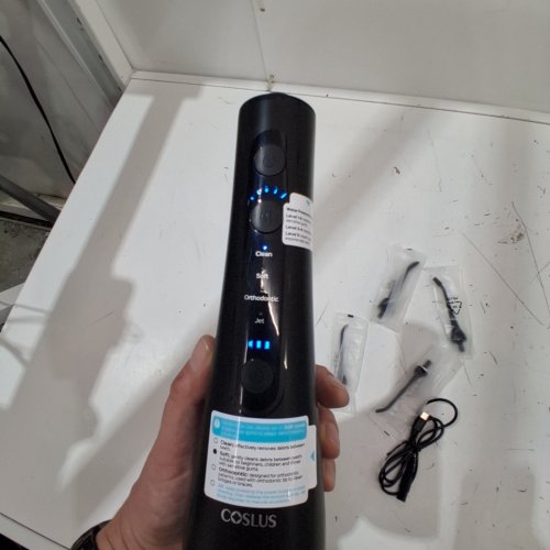 COSLUS ORAL WATER IRRIGATOR WITH FIVE TIPS - BLACK - (MODEL:C50) image 2