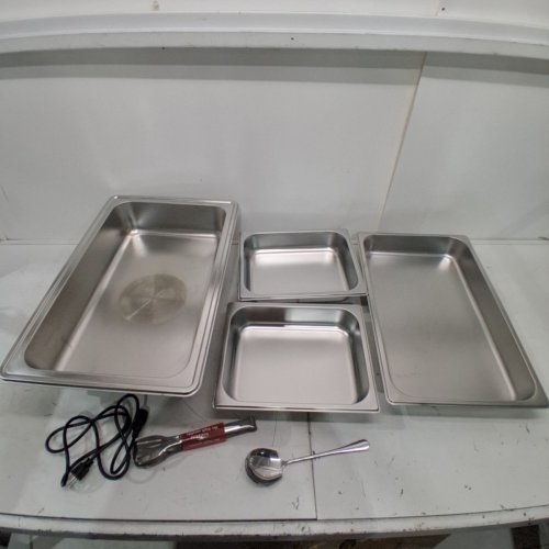 GARVEE ELECTRIC CHAFING DISH BUFFET SET - 9 QT - 400W - STAINLESS STEEL (MODEL: PHK_36BXRW08) image 3