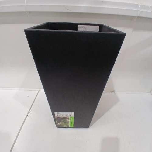 TIERRA VERDE SONATA RECTANGLE PLANTER - 20" - BLACK image 2