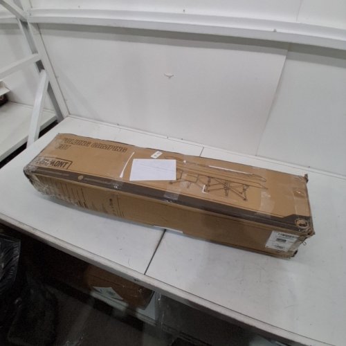 OVERMONT CAMPING COT WITH MATTRESS - 550LBS CAPACITY - BLACK (MODEL: OM006012) image 4