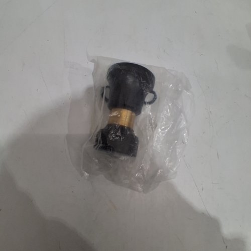 FIRE HOSE NOZZLE - 1/2" FEMALE NPT FIRE HOSE NOZZLE - BLACK/BRASS image 2