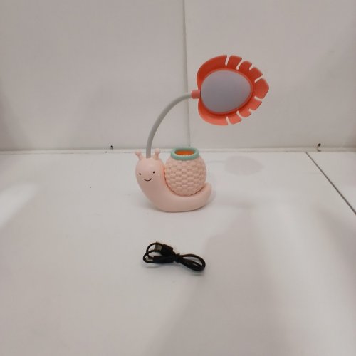 CARTOON SNAIL MULTIPURPOSE HOLDER WITH LED LAMP - PINK (MODEL: BY8804) image 4