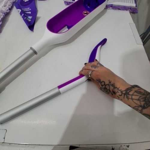 SWIFFER POWERMOP MULTI-SURFACE MOP - PURPLE/WHITE image 2