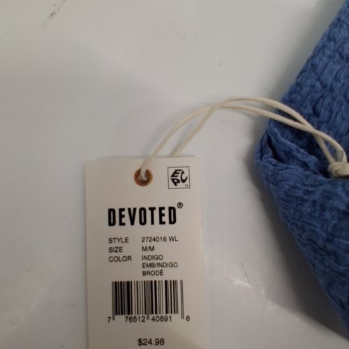 WOMEN'S DEVOTED CRINKLED BLOUSE - MEDIUM - LIGHT BLUE image 2