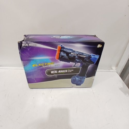WEAL MAKER ELECTRIC WATER GUN - 26FT RANGE - 500ML CAPACITY - BLUE - (MODEL: 555) image 4