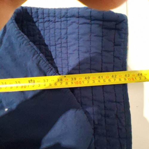 3PC HOMESUITE RICE STITCH COTTON QUILT SET - FULL - NAVY image 7