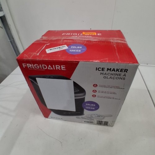 FRIGIDAIRE COMPACT COUNTERTOP ICE MAKER - MAKES 26LBS PER DAY - BLACK (MODEL: EFIC128-BLACK-6C0M) image 4