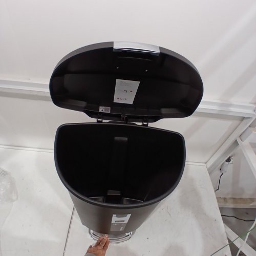 SIMPLEHUMAN SEMI-ROUND TRASH CAN - 50L - BLACK (MODEL: CW1355) image 4