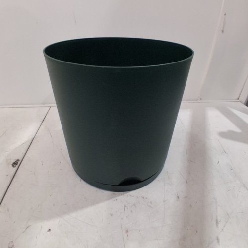 ROOM ESSENTIALS RECYCLED RESIN INDOOR OUTDOOR PLANTER -12" - GREEN image 2