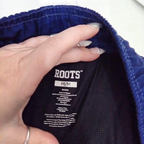 MENS ROOTS SWIM SHORTS WITH POCKETS- MEDIUM- BLUE (STYLE: 1820531) image 3