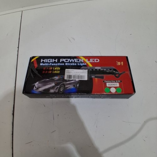 MULTI-FUNCTION LED STROBE LIGHT FOR CARS - WHITE/GREEN/WHITE - S1/S3 -BLACK image 2