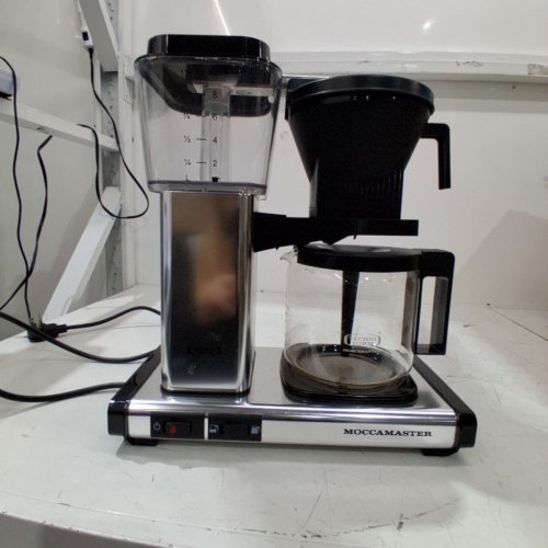 TECHNIVORM MOCCAMASTER COFFEE MAKER - 10-CUP - SILVER (MODEL: KBGV) image 4