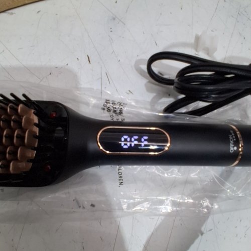NICEBAY HAIR STRAIGHTENING BRUSH - BLACK / GOLD (MODEL : HS-225) image 2