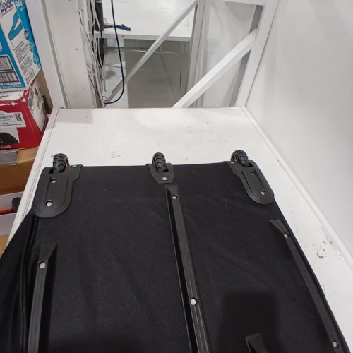 LUGGAGE KING DUFFEL BAG WITH 3 WHEELS - 46" X 20" X 20" - BLACK image 5