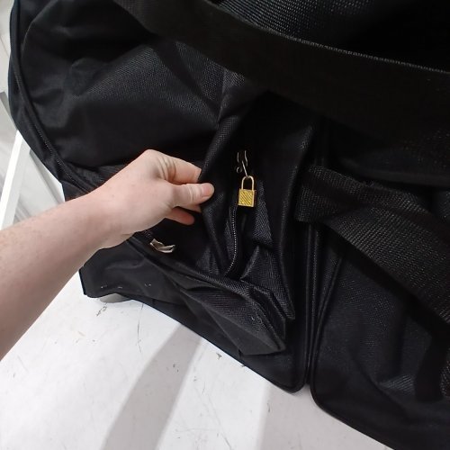 LUGGAGE KING DUFFEL BAG WITH 3 WHEELS - 46" X 20" X 20" - BLACK image 6