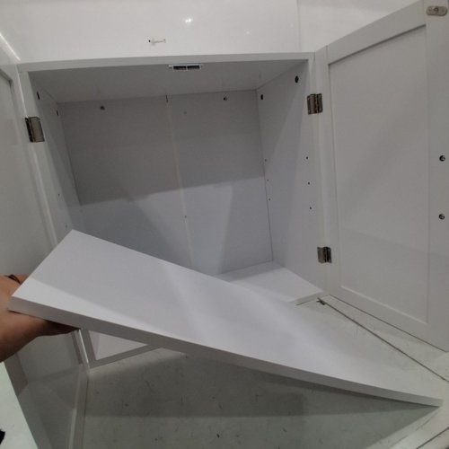 2 DOOR WALL MOUNTED CABINET - 23.5"X23.5" - WHITE image 3