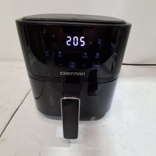 CHEFMAN DIGITAL AIR FRYER - 4QT CAPACITY - BLACK (MODEL: RJ38-4TW-BLACK-DS-CA) image 2