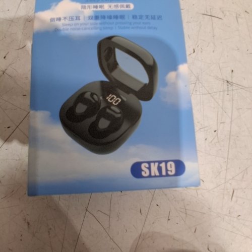 MINI BLUETOOTH WIRELESS SLEEP EARBUDS - BLACK (MODEL: SK19) image 3