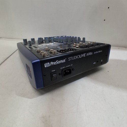 PRESONUS STUDIOLIVE AR8C 8-CHANNEL MIXER ANALOG & AUDIO INTERFACE | SD STEREO RECORDER, USB-C AUDIO INTERFACE | 24 BIT 96 KHZ - BLUE/SILVER - (MODEL:2779206103) image 5