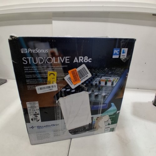 PRESONUS STUDIOLIVE AR8C 8-CHANNEL MIXER ANALOG & AUDIO INTERFACE | SD STEREO RECORDER, USB-C AUDIO INTERFACE | 24 BIT 96 KHZ - BLUE/SILVER - (MODEL:2779206103) image 10