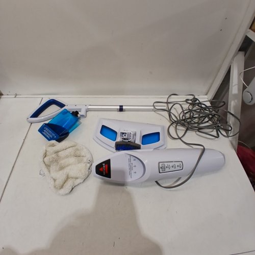 BISSELL POWERFRESH STEAM MOP - WHITE/BLUE (MODEL: 1940B) image 3