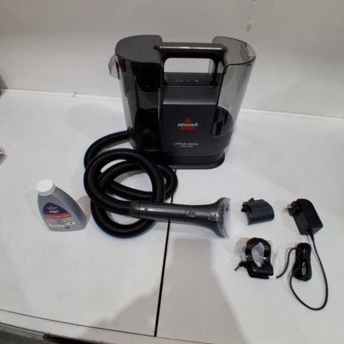 BISSELL LITTLE GREEN CORDLESS MULTI-PURPOSE PORTABLE CARPET UPHOLSTERY AUTO DEEP CLEANER - 25V, 2 CLEANING MODES, UP TO 35MINS USE - BLACK (MODEL: 3682B) image 3