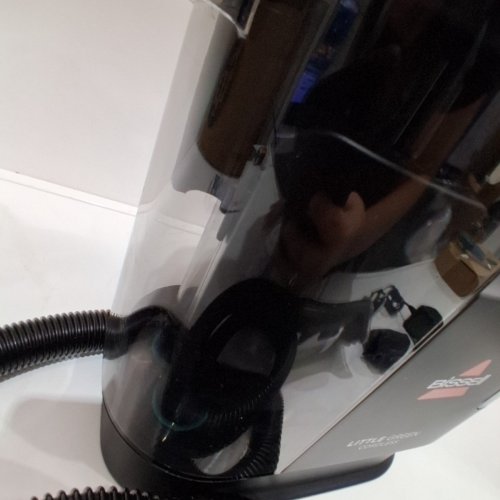 BISSELL LITTLE GREEN CORDLESS MULTI-PURPOSE PORTABLE CARPET UPHOLSTERY AUTO DEEP CLEANER - 25V, 2 CLEANING MODES, UP TO 35MINS USE - BLACK (MODEL: 3682B) image 5