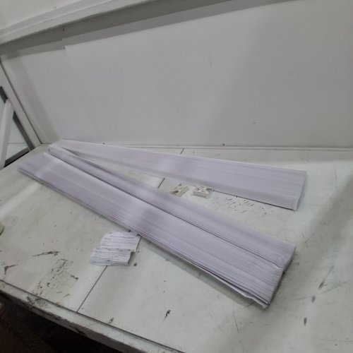 2PK PLEATED WINDOW SHADES 48" X 90" - WHITE image 2
