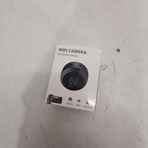 MINI CAMERA VIDEO SURVEILLANCE WIFI INDOOR HOME SECURITY CAMERA - 0.9" - BLACK image 3
