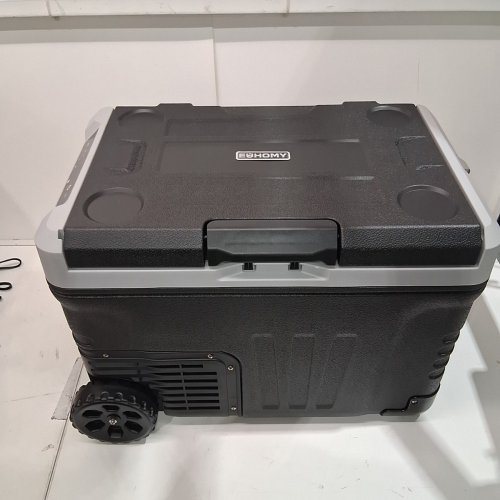 EUHOMY REFRIGERATOR DUAL ZONE ELECTRIC COOLER - 35QT - 12V - 25" - GREY/BLACK (MODEL: CF018-35BL-CAEH) image 3
