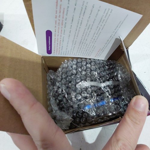 VICTOPER WATERPROOF SUPER BRIGHT RECHARGEABLE HEAD LIGHT - 18000 LM - BLACK / BLUE (MODEL: V8000) image 2